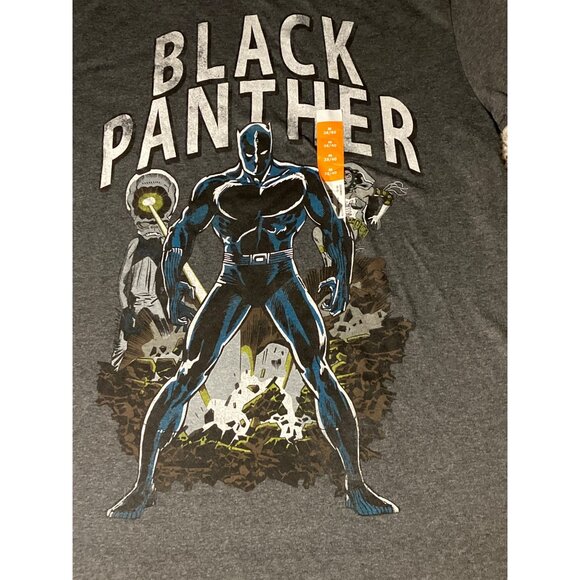 Marvel Comics The Black Panther Grey T-shirt Men’s Size M - Picture 2 of 7